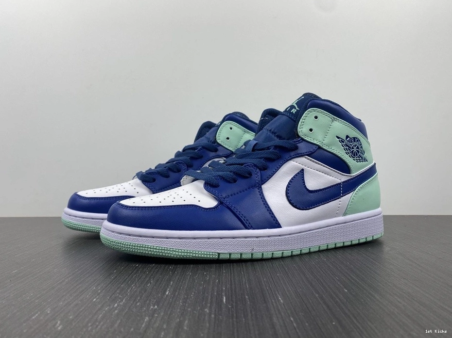 Jordan - Mid 1 Mystic Foam 554724-413 Navy Mint 0325